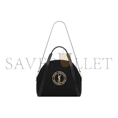 YSL RIVE GAUCHE BOWLING TOTE IN CANVAS 774048FAC3I1075 (42*32*18cm)